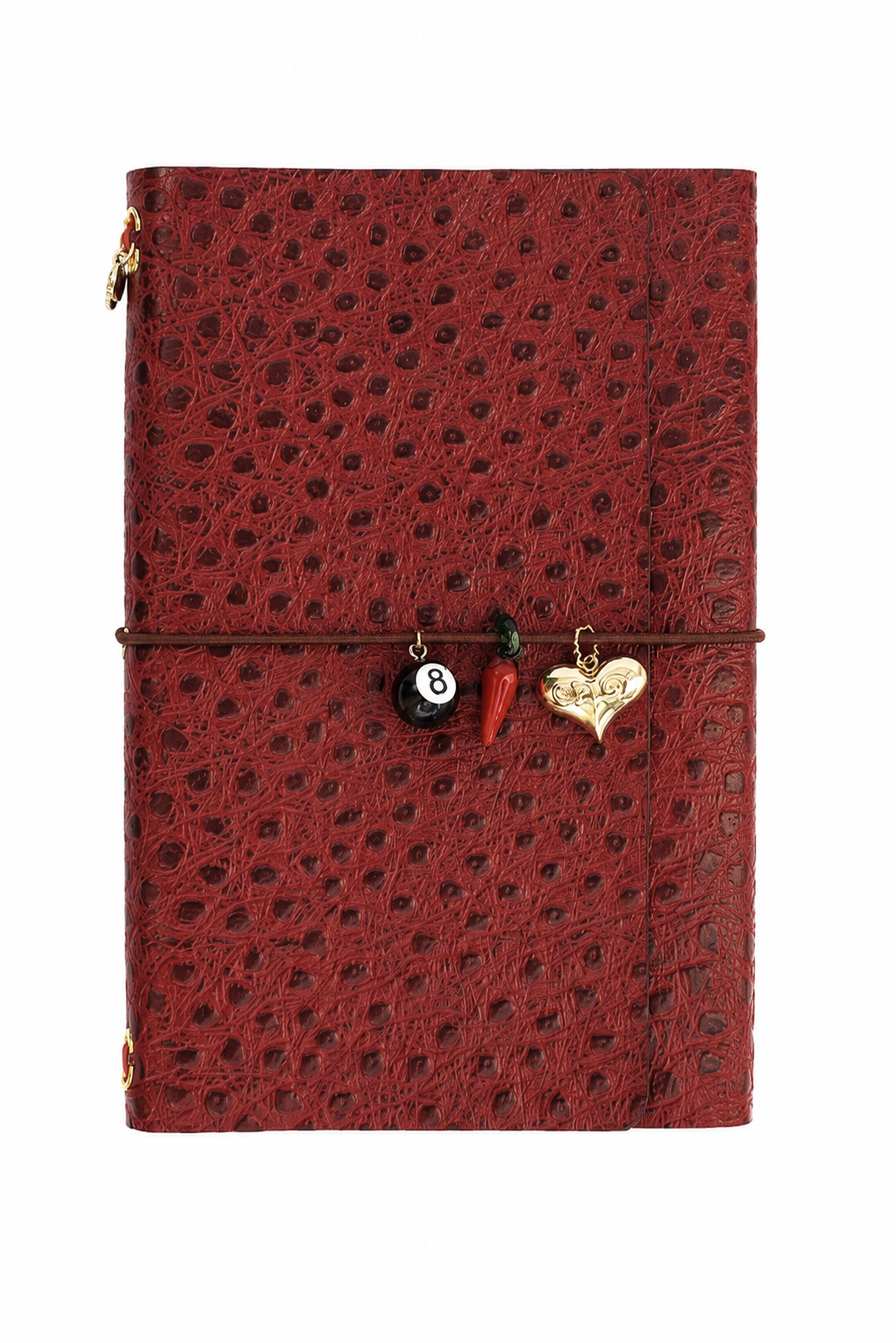 Journal rojo avestruz