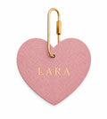 Pink Leather Tag