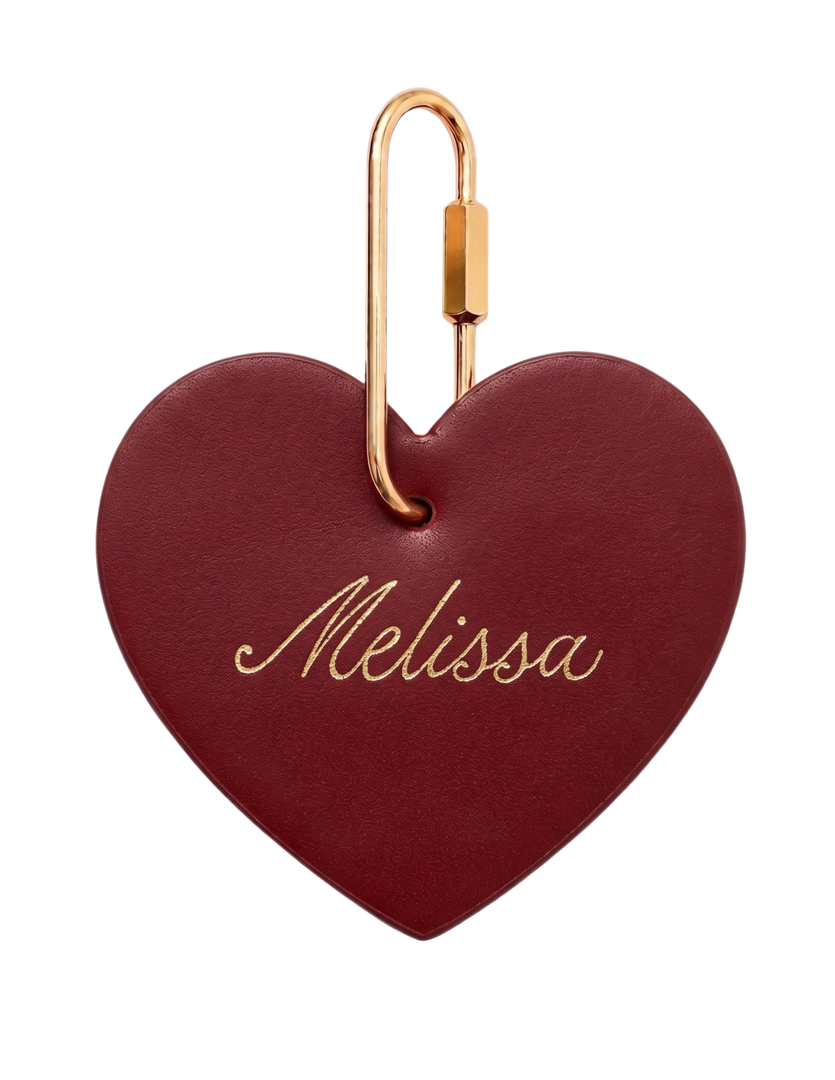 Cherry Leather Tag
