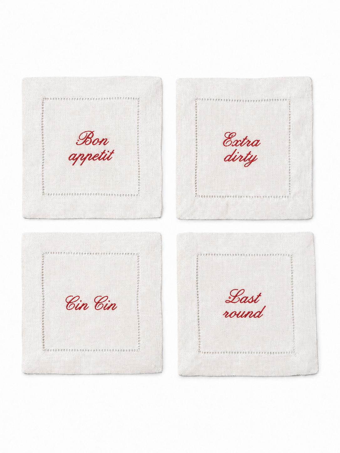 Text Coaster (4 pz)
