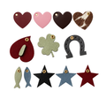 Charms de piel (Varios precios)