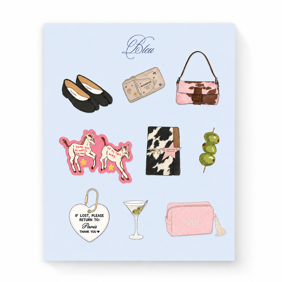Stickers Bleu