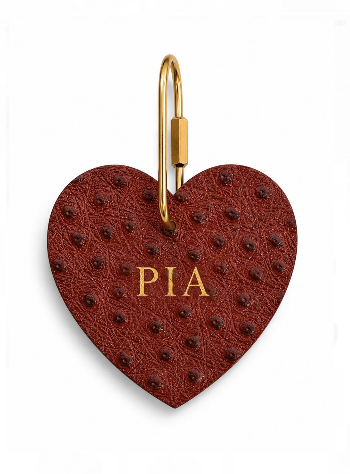 Red Leather Tag